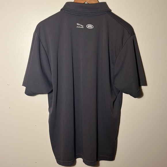 Jaguar Land Rover Polo Driving Athletic Grey Polyester Men’s Size L - Picture 4 of 10
